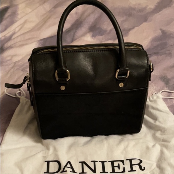 Danier Leather & Calf Hair Top Handle - Picture 1 of 4